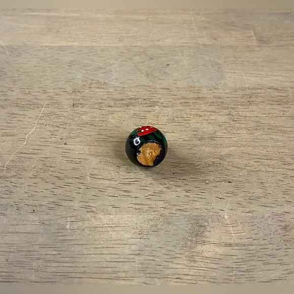 Russian Nested Doll Strawberry Design Matryoshka 3" Vintage Hand Painted - Picture 3 of 16